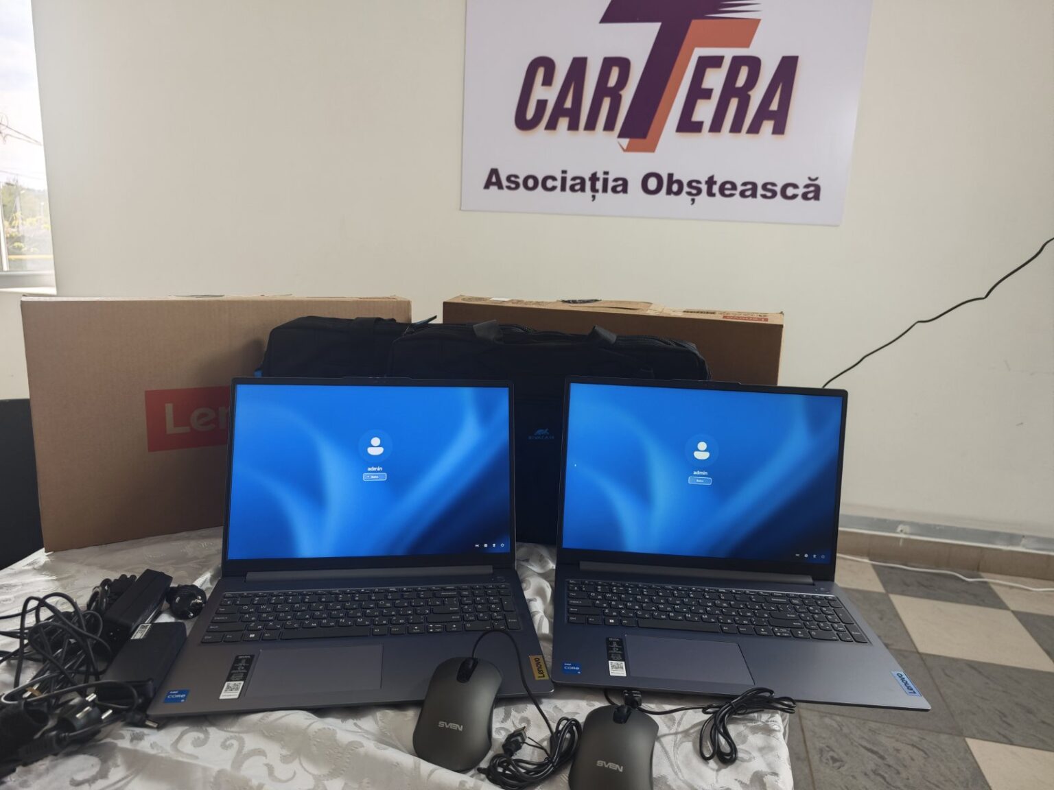 Dotarea organizației cu echipamente și software (Donație)