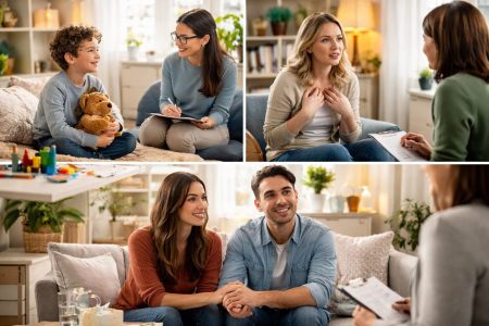 Consiliere psihologică pentru copii, adulți și cupluri