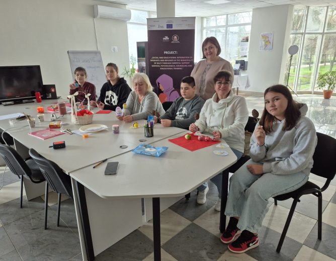 Пасхальный мастер-класс для всей семьи прошёл с теплом и радостью в Центре ГНЕЗДО