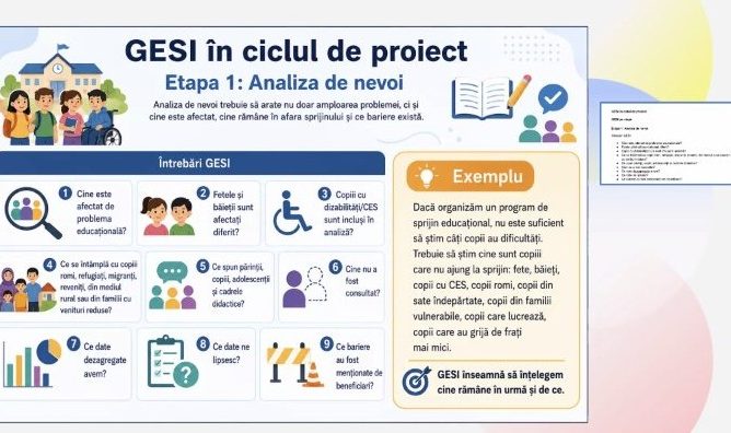 AO CARTERA își consolidează capacitățile în domeniul echității de gen și incluziunii sociale