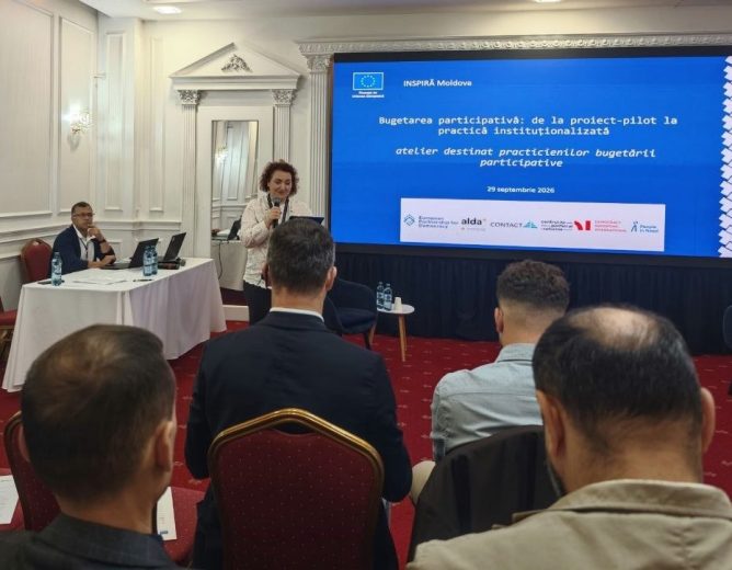 CARTERA – una dintre cele 5 organizații care au prezentat bune practici în domeniul bugetării participative